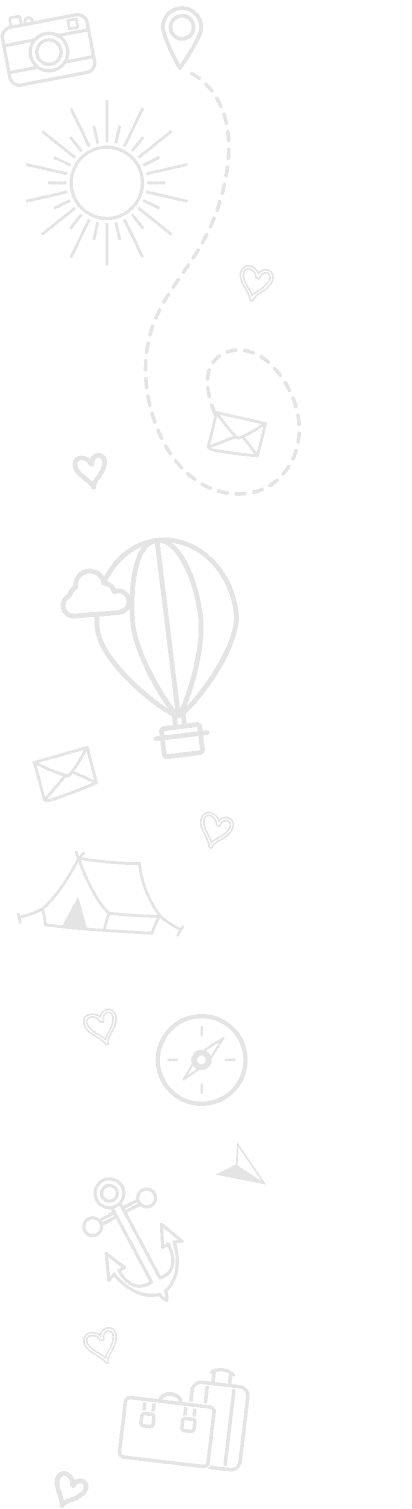 Decorative left sidebar